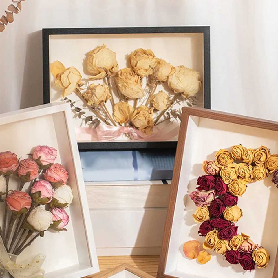 Frames Hollow 5cm 3D hollow 67810 inch A4 desktop photo frame Porta Retrato PortaRetratos Para Fotos Home Deco CL241231 H260306