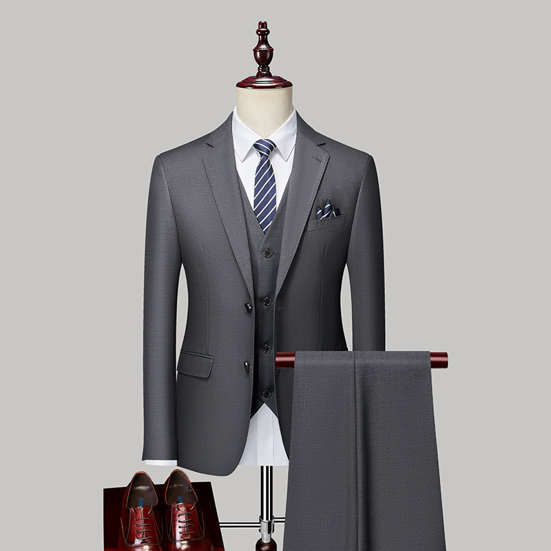 X1231Spring suit men's suit formal groom wedding dress British style