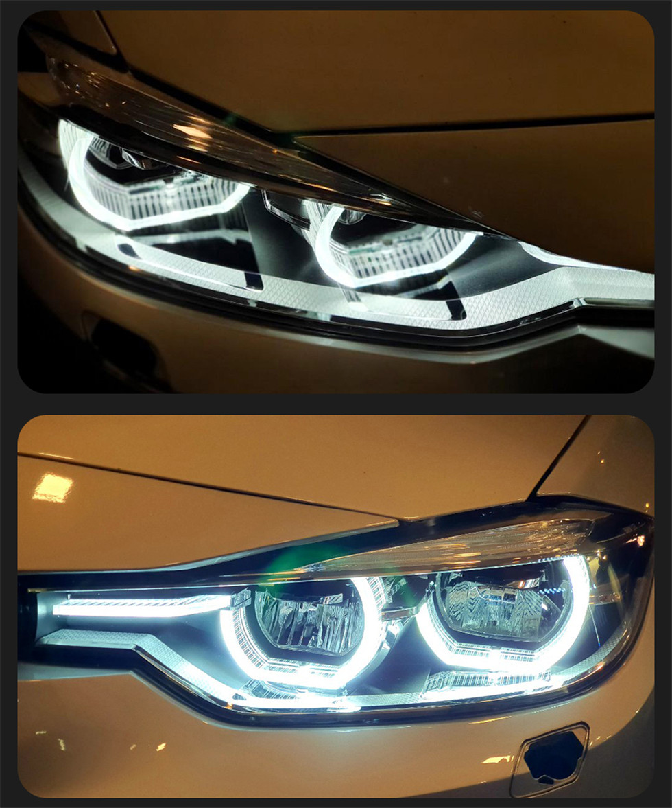 Headlight Assembly BMW F30 Headlights 20 12-20 19 F35 LED Headlight 320i 318i 325i Angel Eye DRL Signal Auto Headlights