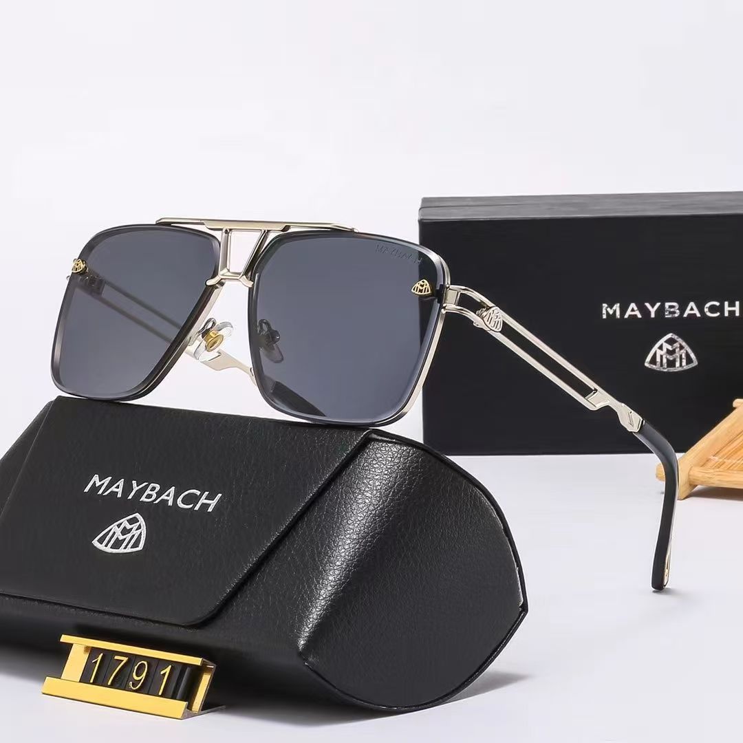 High end maybach sunglasses designer mens metal style glasses for men and women