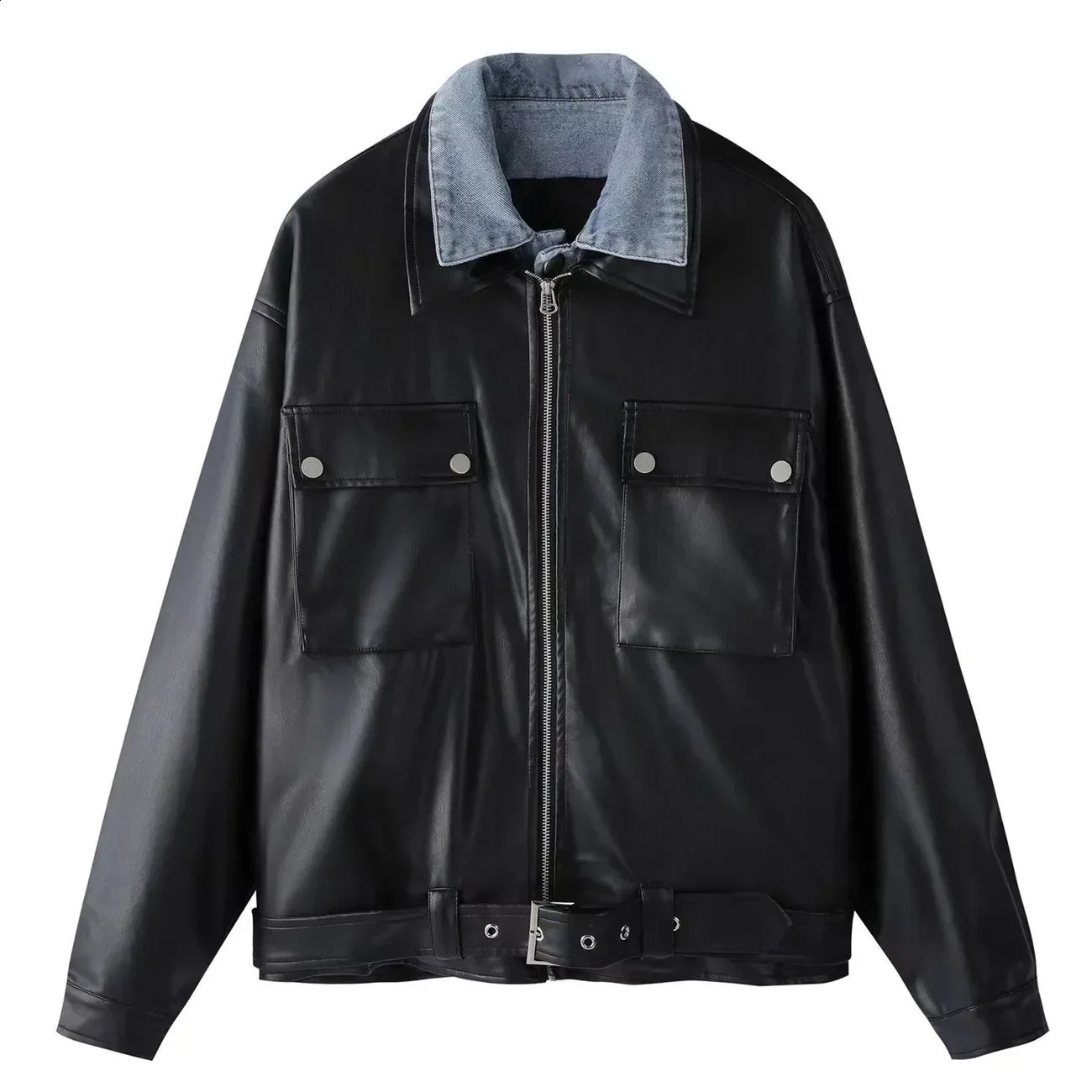 Man Coat Leather In Spring Autumn Jacket for Men Harajuku Joker Clothes Offer Casual Trendy Korean Reviews Many Deals 241230