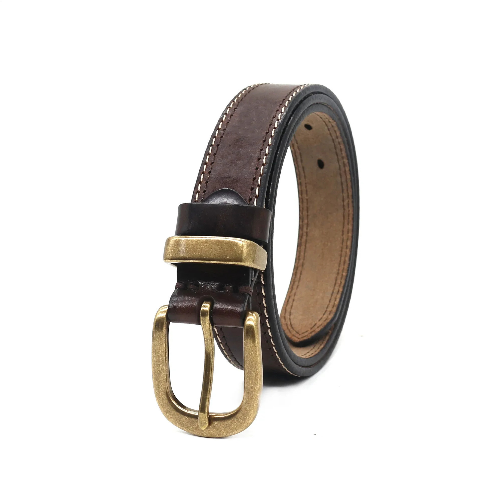 Women Belts Genuine Leather For Girl Korean Version Simple and Versatile Jeans with A High-end Feel Womens 241226