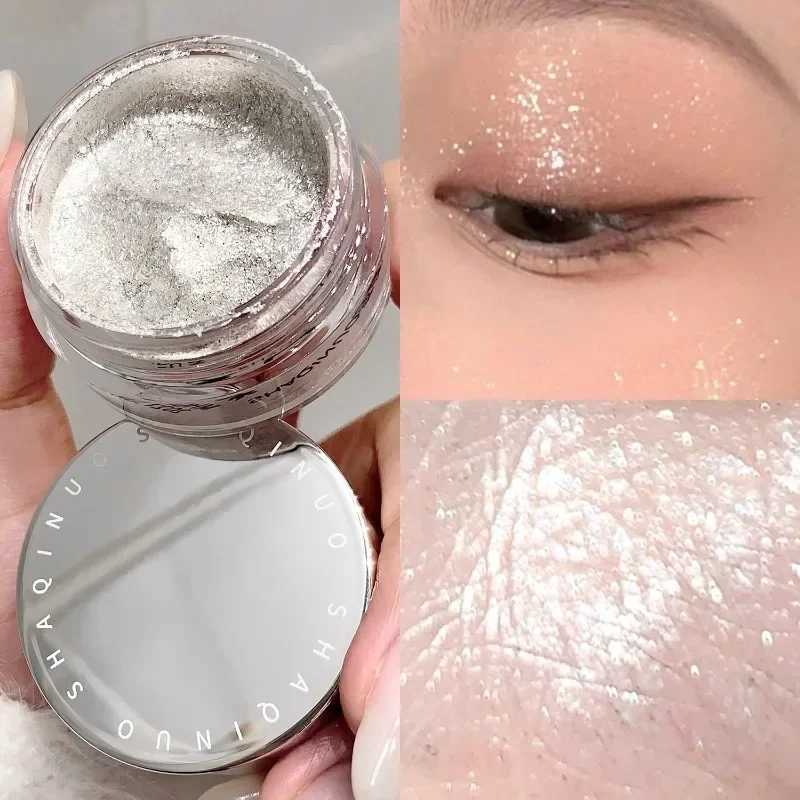 Pearlescent mashed potato eye shadow gel glittering face brightening body diamond shimmering natural contour makeup W241230