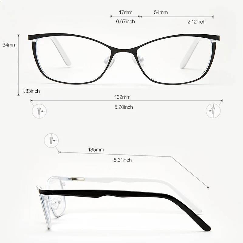 KANSEPT Eyeglass Frame for Women Reading Glasses Prescription Optical Lenses Myopia Pochromic Vintage Eyeglasses Lunette Men 241230
