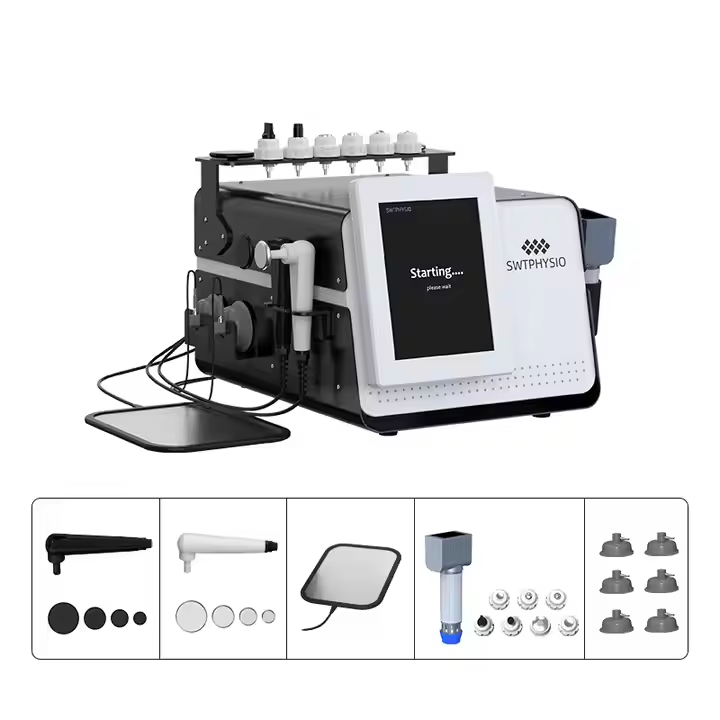 Mini Portable 448k shockwave therapy pain relief extracorporeal shockwave ems 448k ret cet face lifting and skin tightening device