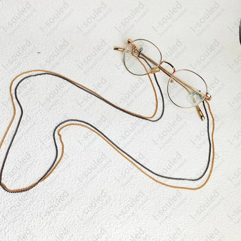 Pure Glasses Lanyard Chain Neck Antislip Hanging Thin Chains Necklace 90cm Fashion Eyewear Eyeglasses Accessories 241226