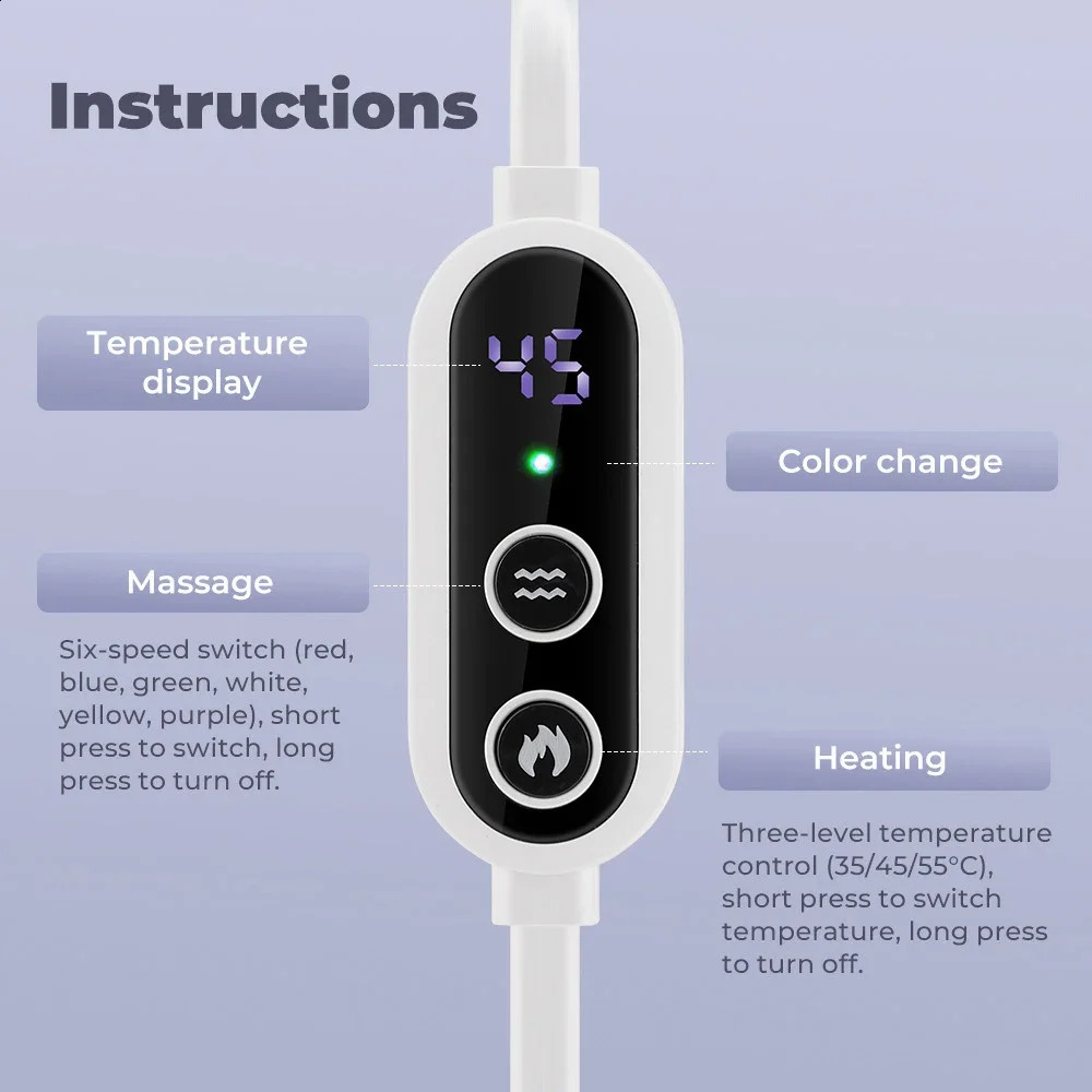 Electric Steam Eye Mask 3-level Compress 6-level Vibration 3D Massage Constant Temperature Smart Timing Sleep Shading Relief 241231