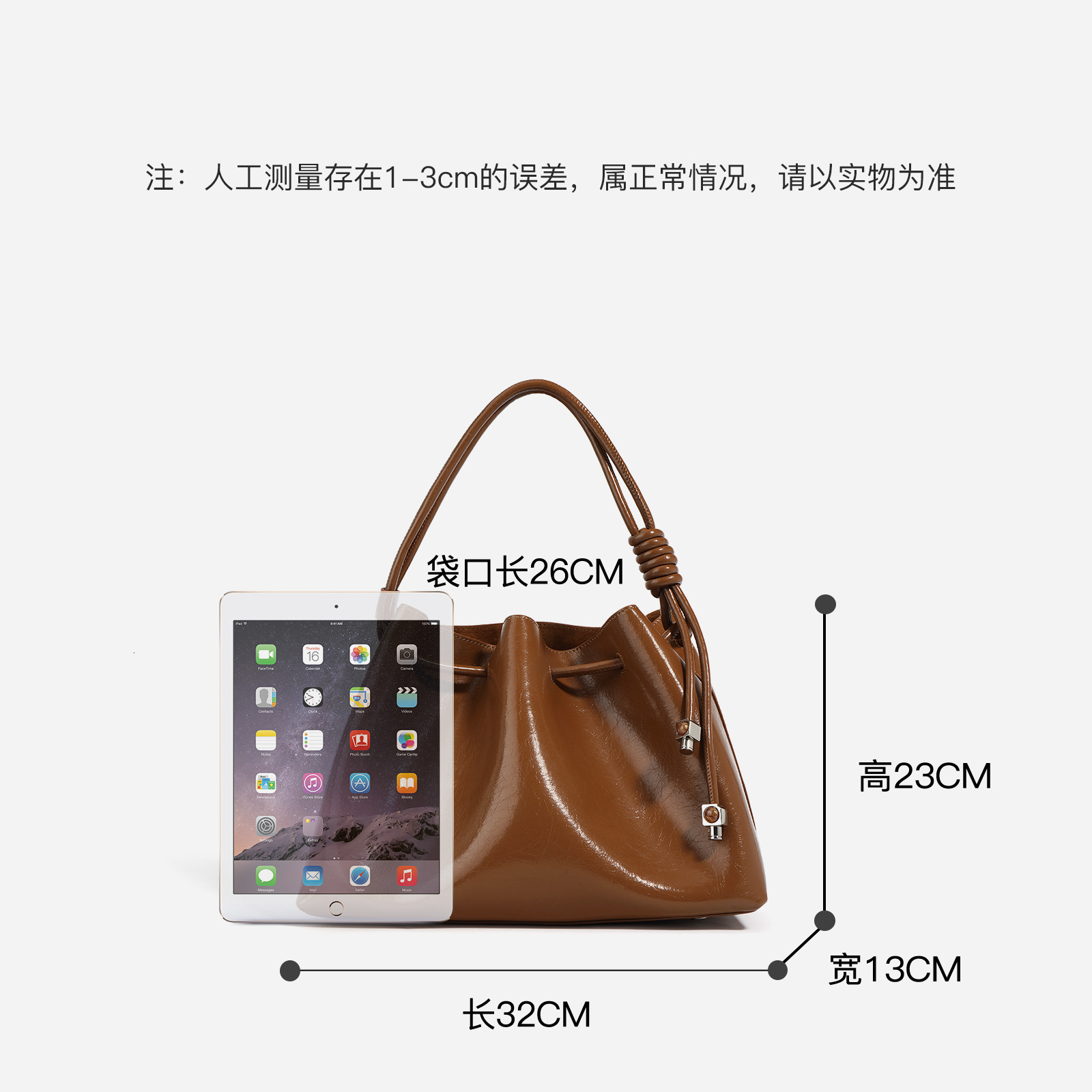 2025 Winter Leather Women's Female Niche Commuter High-Grade Portable Fashion Folds Clouds Designer Bag