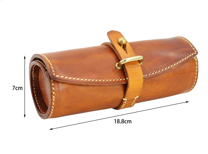 Big Leather Glasses Case Hademade Mens Sunglasses Storage Cases Brown Eyewear Sport Box Outside Case 241231