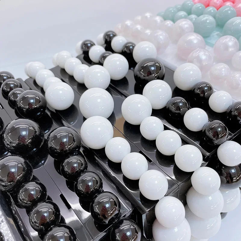 Gold Evening Bags for Women Acrylic Beads Shoulder Bag Lipstick Square Box Phone Purse Clutch Bag Female Handbag 241231