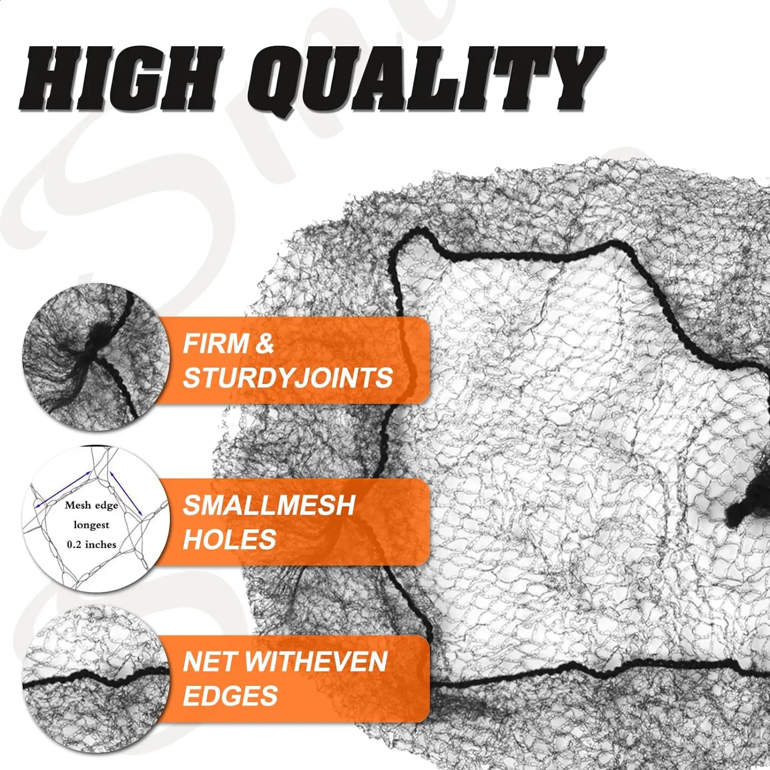 Hair Net 50 Pcs 24 Inches Hair Nets Elasticity Invisible Elastic Mesh for Food Service Ballet Bun Sleeping Women and Wig 241230