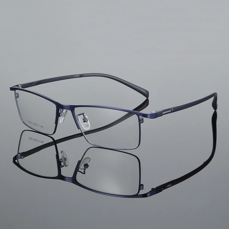 BCLEAR Alloy Glasses Frame Business Men Ultralight Optical Prescription Eyeglass Fashion Full Rim Myopia Eyewear 241230