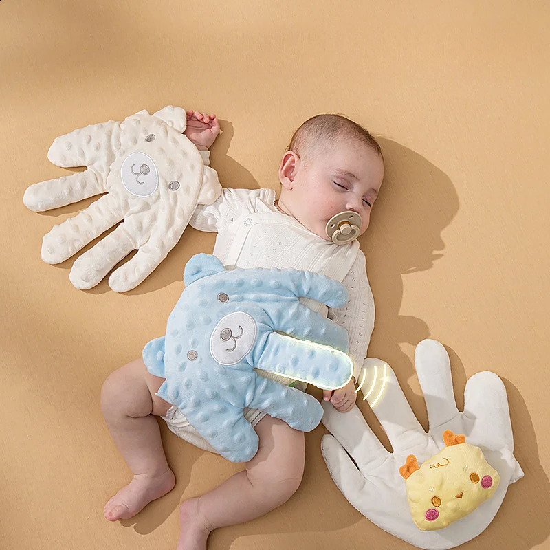 Soothing Baby Sleep Aid Pillow Babies Soothing Palms Baby Sleep Aid Infant Calming Sleeper Remote Control Hand Palms for Toddler 241227