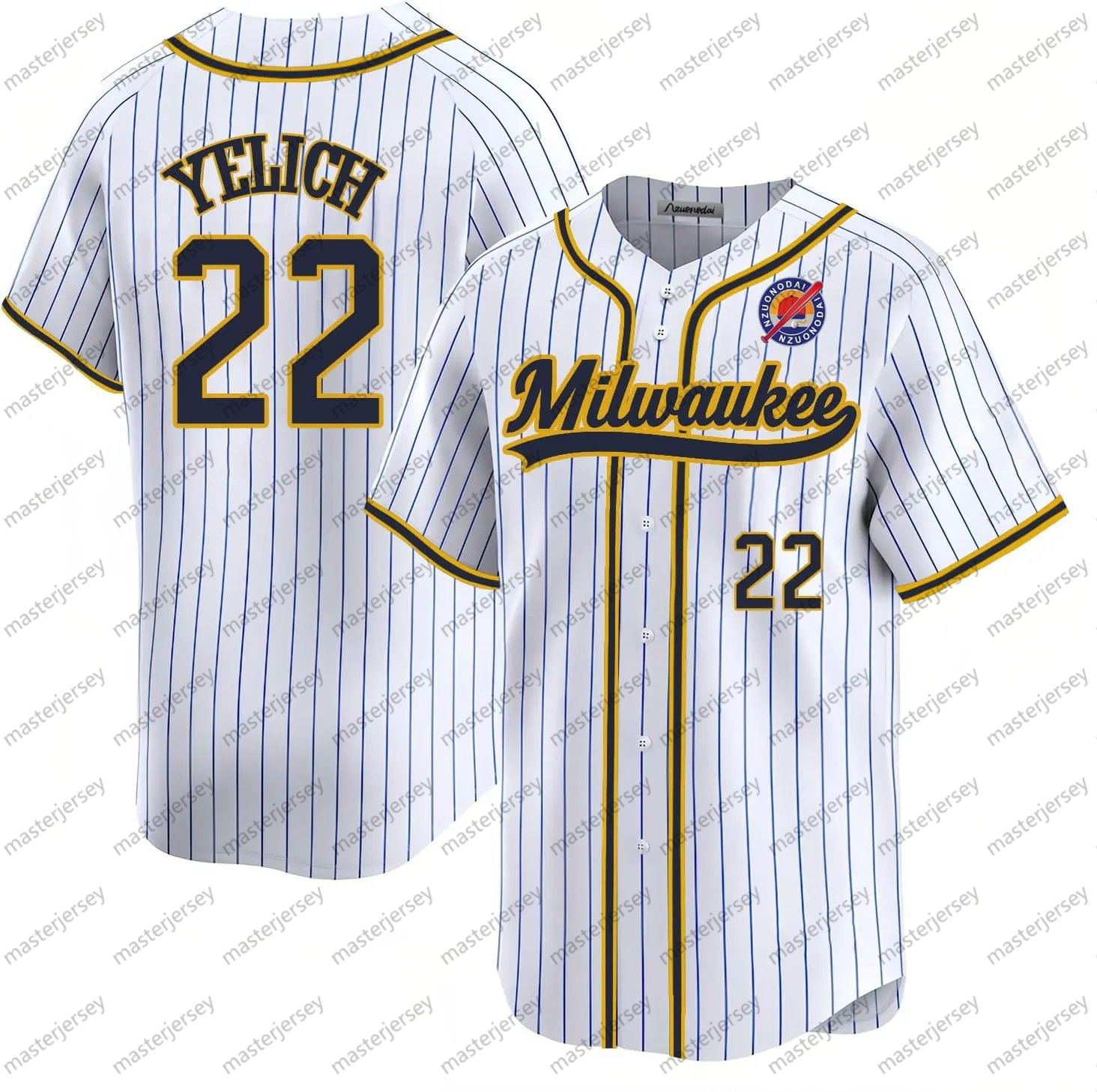 CONTRERAS Baseball Jerseys YELICH CAIN Custom Men/Women/Youth Jersey Sweatshirt - Embroidered Loose Fit