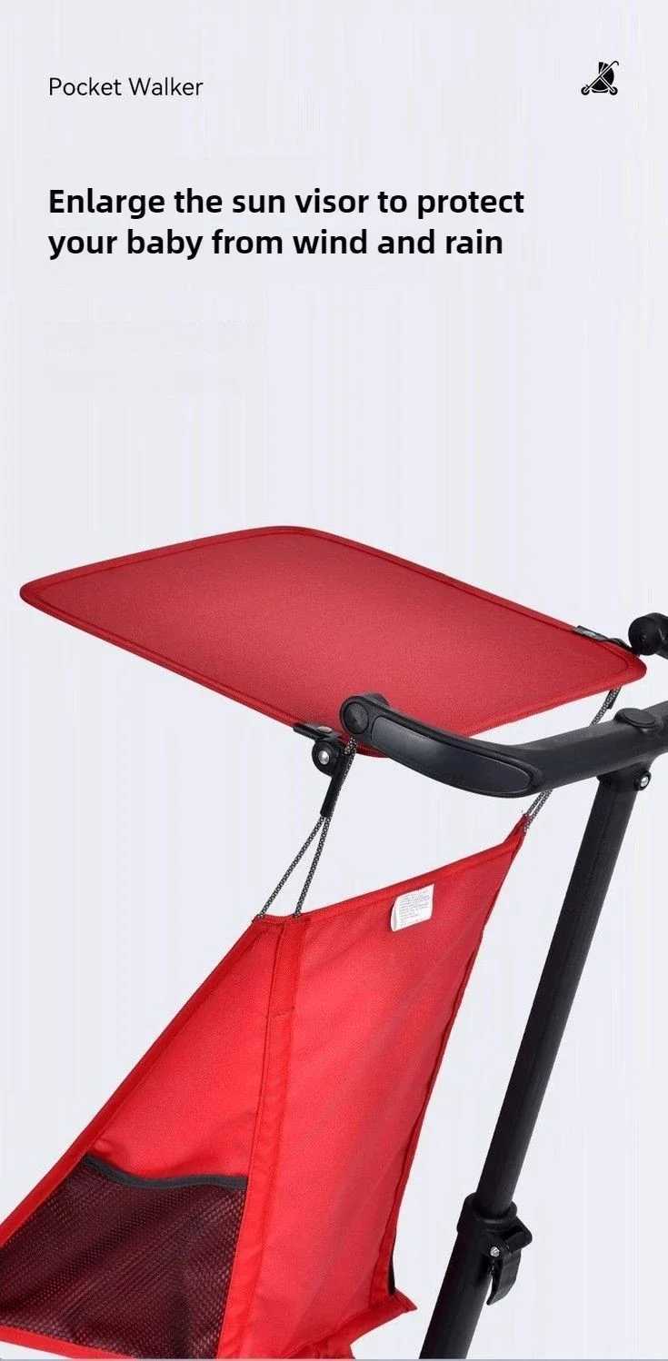 Travel cart pocket cart baby stroller easy to carry lightweight and foldable perfect for taking children on airplanesXJ241231