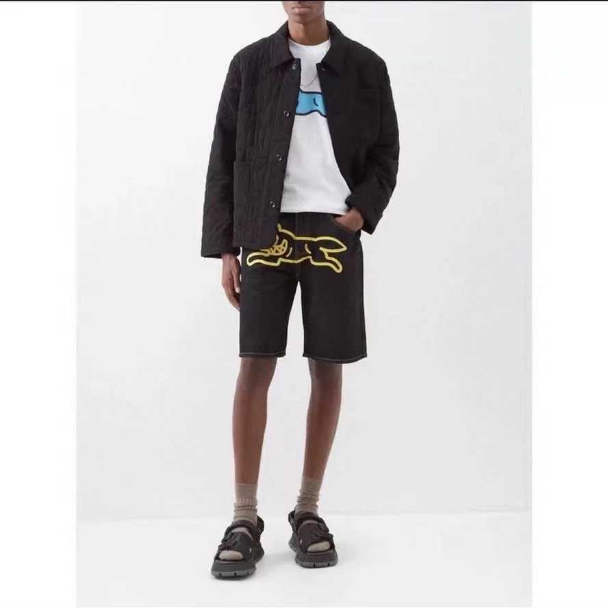Y2K clothing denim shorts hip-hop trend Harajuku mens streetwear 2023 summer new casual bag jeans shorts W241231