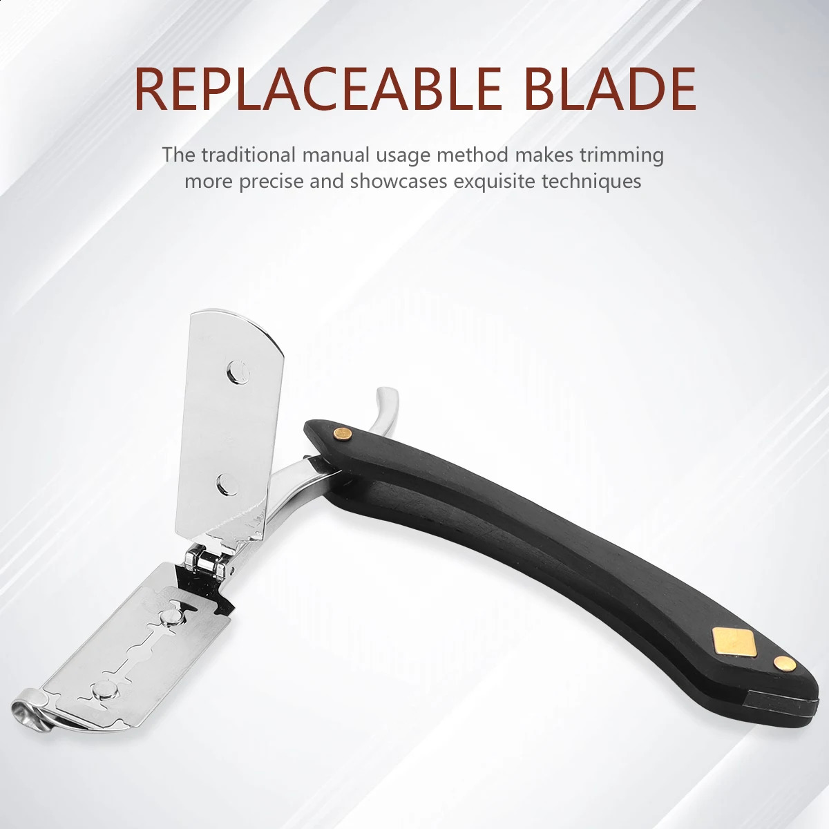 Barbertop Shaving Straight Razor Classic Manual Barber Razors Folding Knife Men Stainless Steel Hairdresser Tool 241230