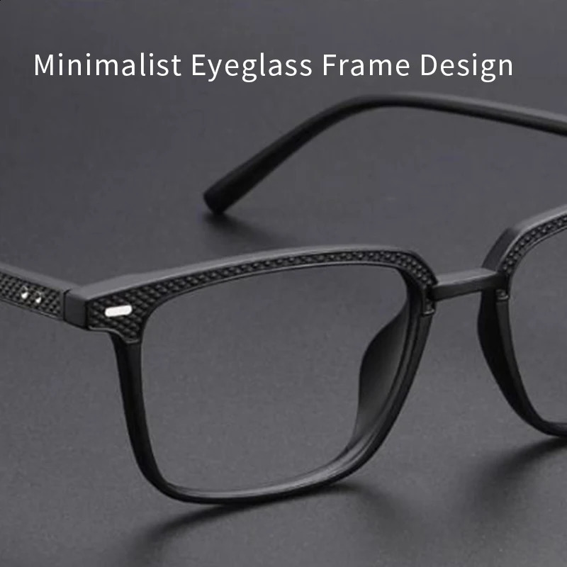 MOMOJA Mens Classic Square Eyewear Frame Retro Business Decorative Frame Womens Optical Prescription Glasses 001 241230