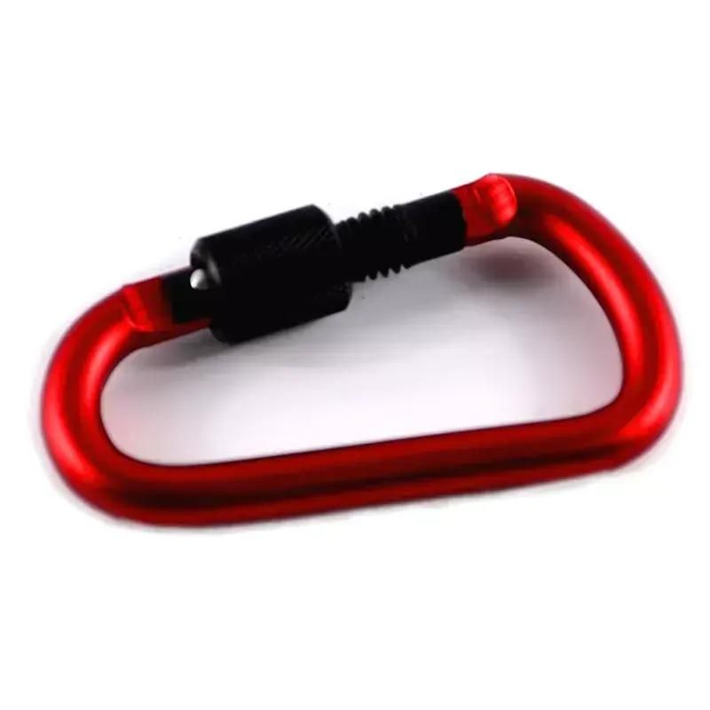 aluminum locking carabiner clip keychain carabiner with screw