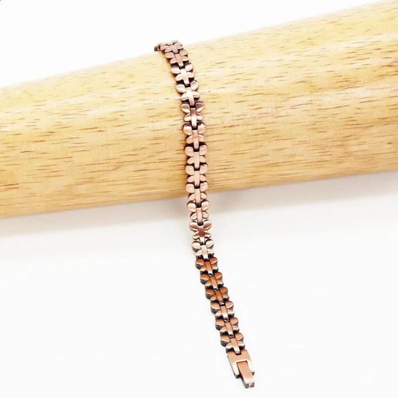 ARADOO 3500 Gauss Strong Magnetic Copper Butterfly Bracelet for Women with Box Jewelry Gifts 241230