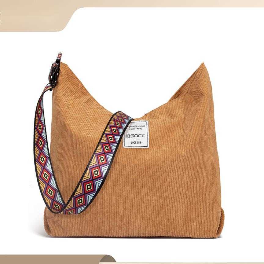 Tote Bag Men's Commuting, Simple and Fashionable Shoulder Bag, Versatile, Durable, Leisure, Large Capacity Travel Bag 241215