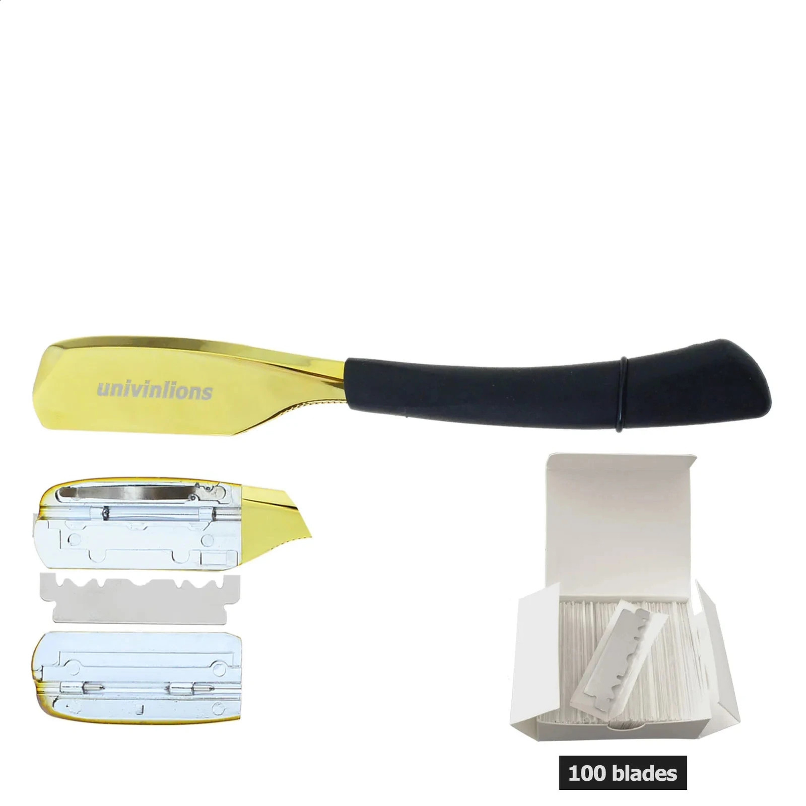 Spring Easy Replace 100 Single Durale Edge Blades Razors Manual Shaver Professional Barber Razor Beard Face Shaving Knife 241230