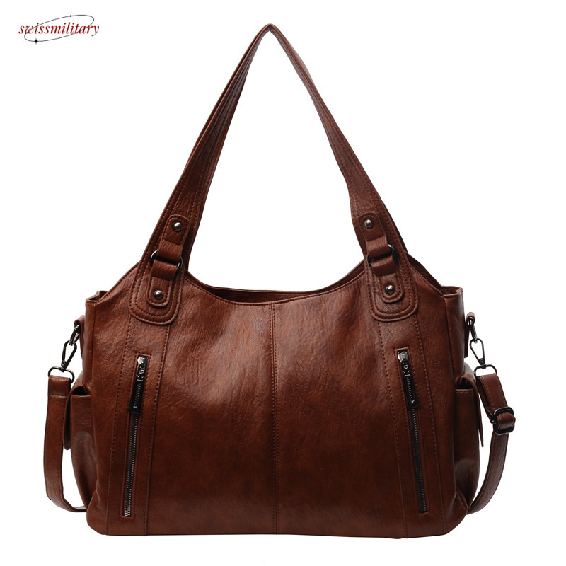 2025 High Quality Women's New Urban Trend Style Shoulder Bag Versatile Casual Large Capacity Commuter ZipperHandbag 9#41 swissmilitary