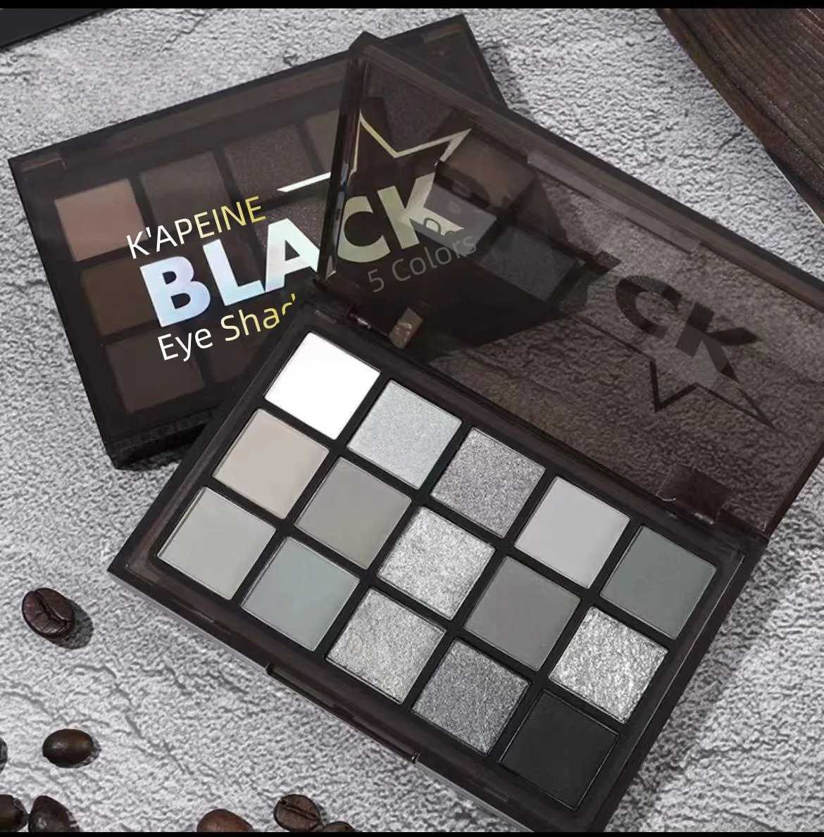 KAPEINE 15 Color Night Knight eye shadow Palette Smoke Punk 2024 New Cement Palette Cheap Cosmetics Womens Bar Wholesale W241230