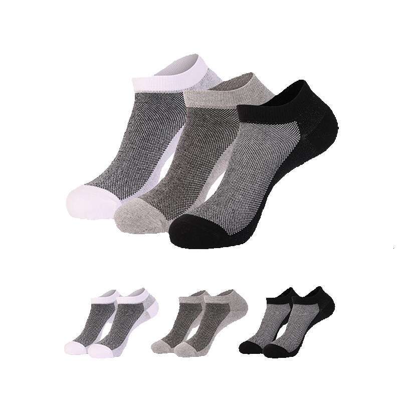 Spring Summer Short Boat Pure Cotton Sports Men's Plus Size Socks, Sweat Absorbing And Breathable Invisible Socks Wholesale