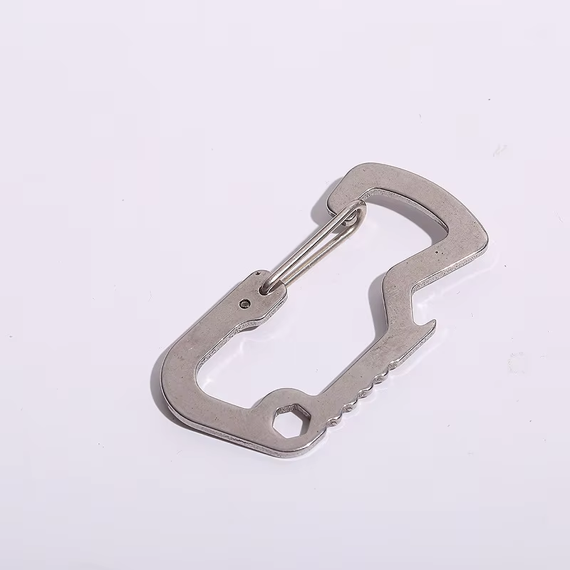 mini metal tactical carabiner clip Multifunction EDC carabiner for outdoor camping