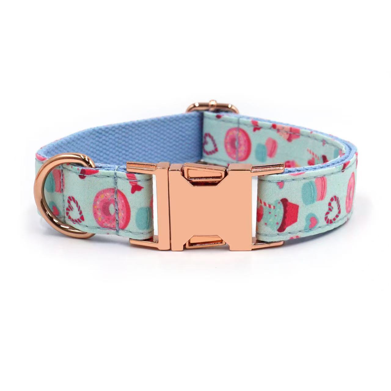 Dog Collars Dog Collars Leash Set ic Presbya Letters Pattern Print Leashes PU Leather Fashion Casual Adjustable Dogs Cats Neck Strap Cute Pet Collar P