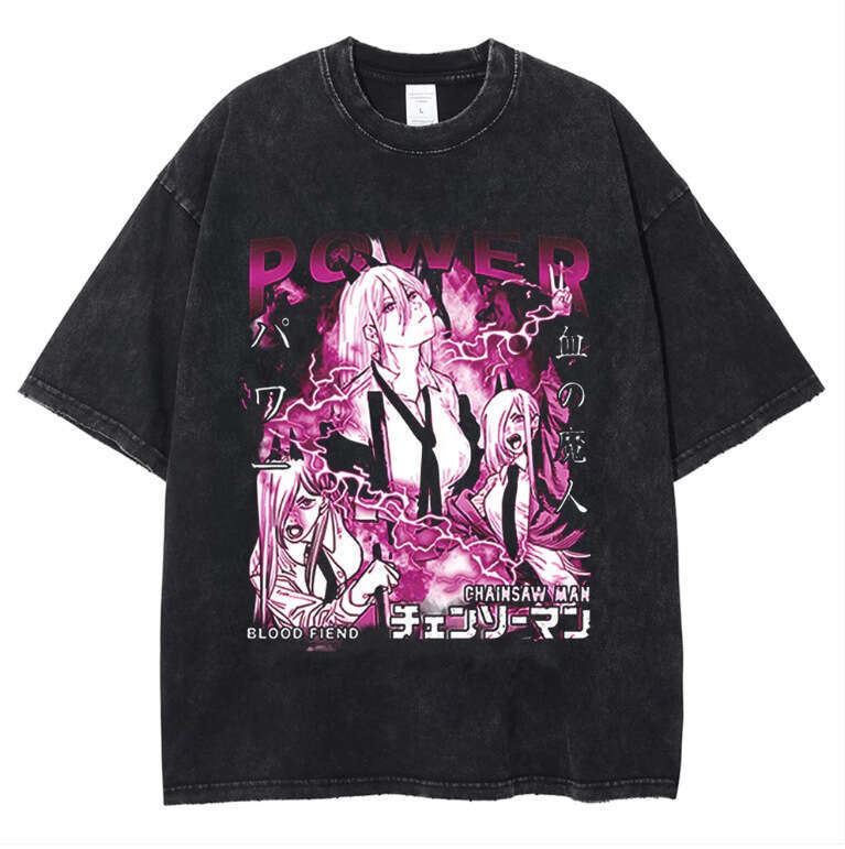 Berserk Swordsmanship Legendary Spell Return Battle Japanese Anime Wash Wax Dyed Worn Out Direct Spray Short sleeved T-shirt