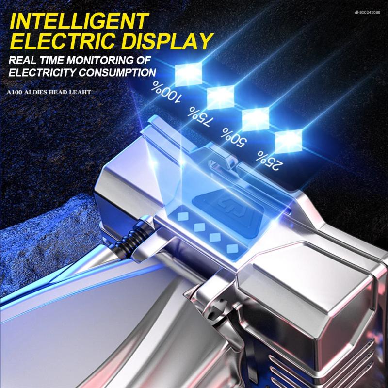 Headlamps Super Bright High Power Headlamp Rechargeable 3 Modes LED Headlight Mobile Bank Torch Light For Camping Fish