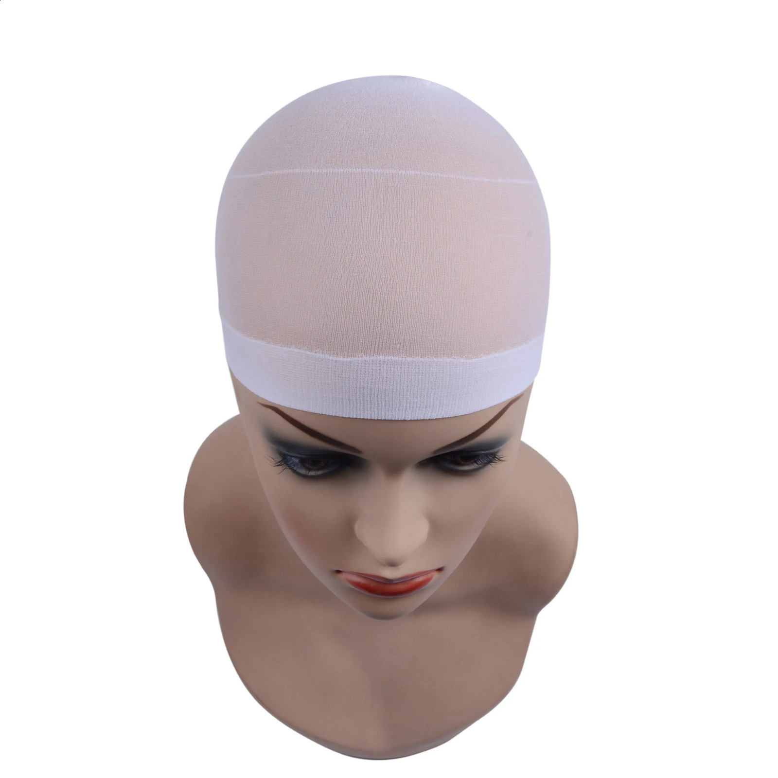 24pcs12bagGood Quality Deluxe Wig Cap Hair Net For Weave Hair Wig hairnets Stretch Mesh Wig Cap For Making Wigs Free Size 241230