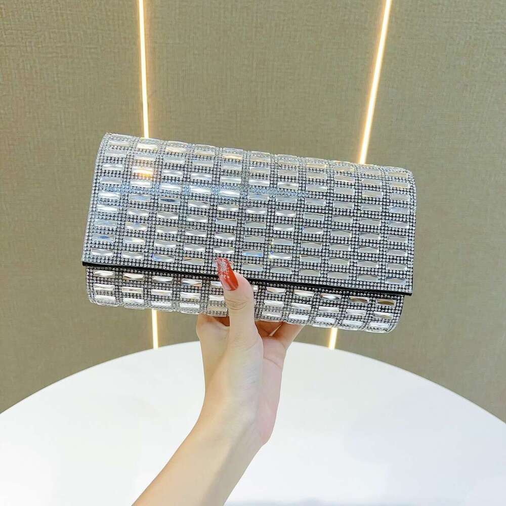 New Versatile Full Dia Evening Dress Handheld Wedding Bridesmaid Banquet Single Cross Shoulder Women's Bag