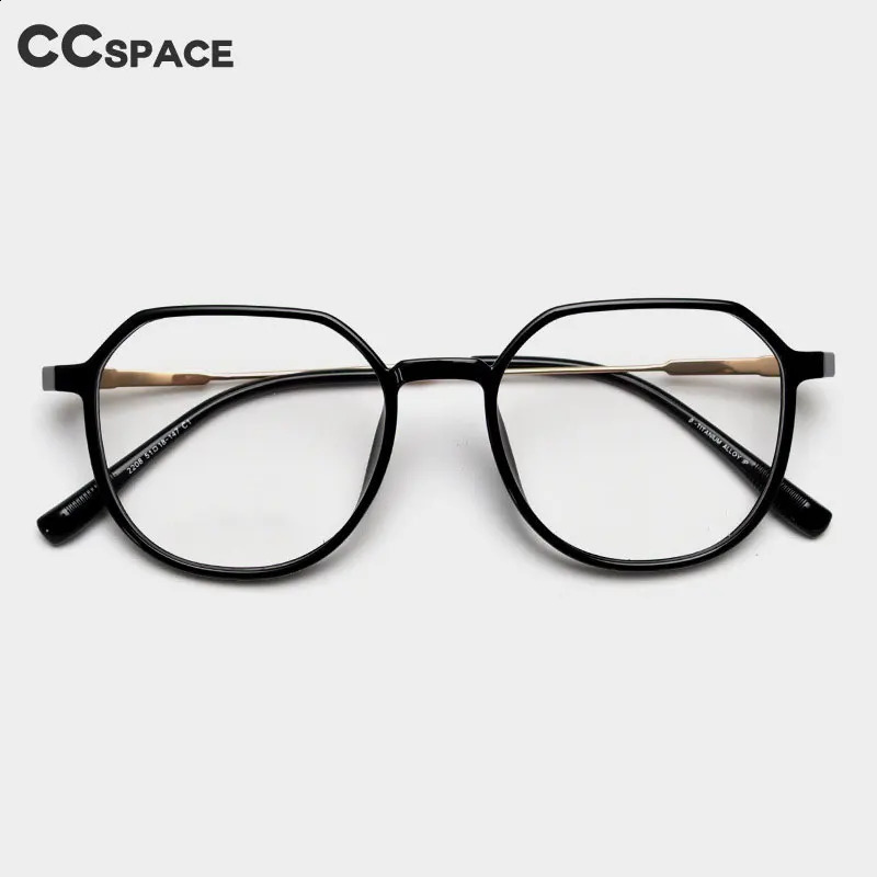 56431 Transparent Eyeglasses Frame Women Prescription Clear Glasses Men Optical Frame Eyewear Elastic Leg 241230
