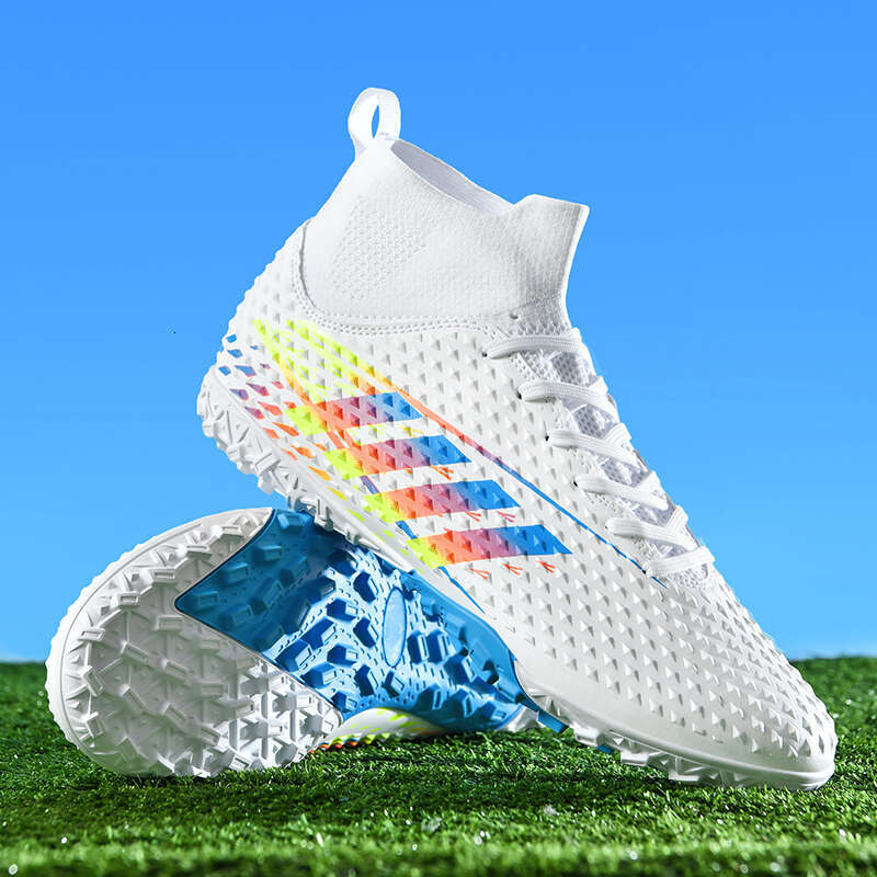 New Men Shoes TF/FG Football Boots Futsal Match Sport Training Soccer Cleats Wholesale Unisex Professional Ultralight
