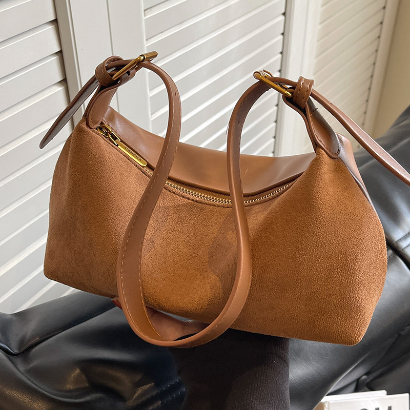 Women Shoulder Fashion Large Capacity Niche Designer Bag High-End Retro Style Triple Black Coffee Khaki Green fashion