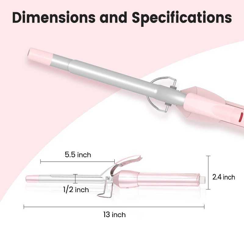 Curling Roller Professional Curling Iron Portable Curling Iron with Argan Oil Iron Styling Tool 8100 W241231