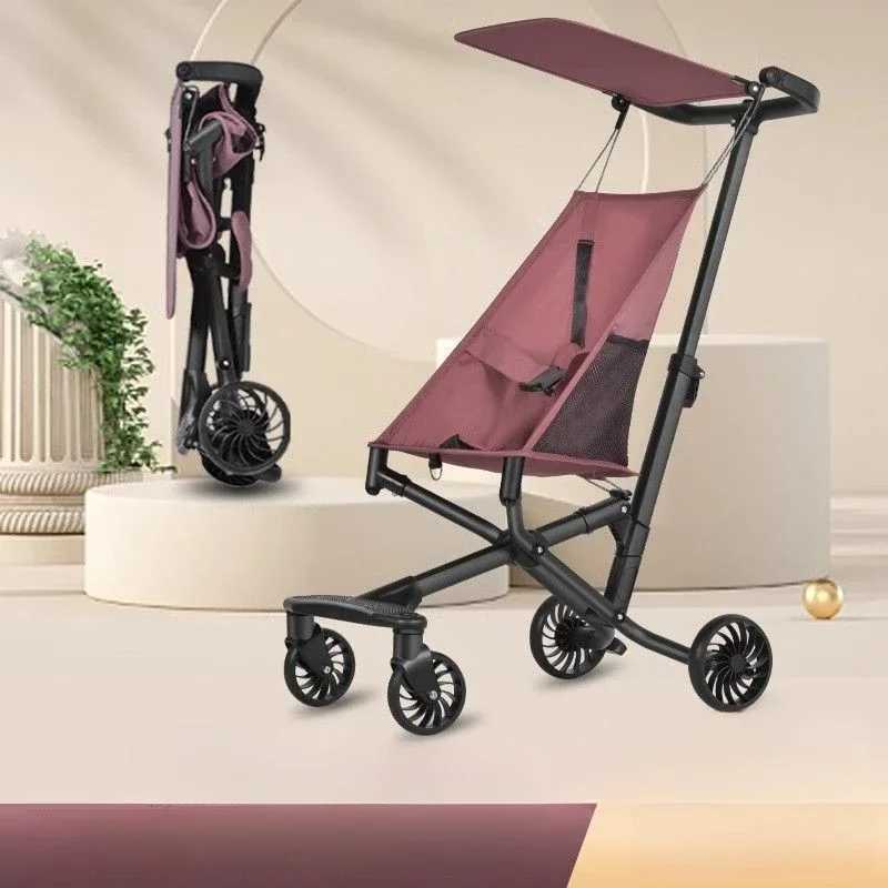 Travel cart pocket cart baby stroller easy to carry lightweight and foldable perfect for taking children on airplanesXJ241231