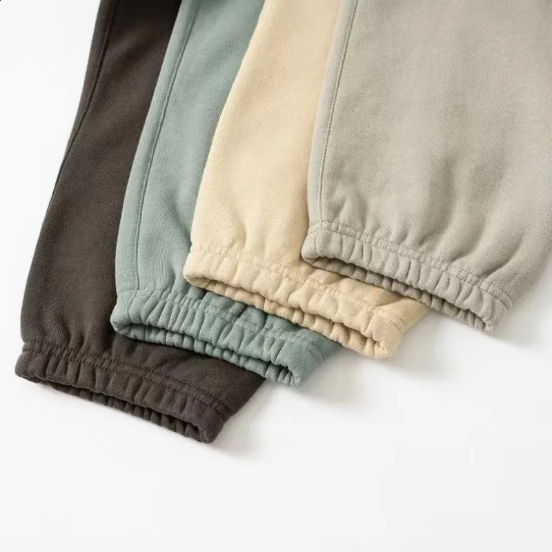 Top Quality Season 9 Mens Casual Pants Two Rows Silicone Letter Pencil n Cotton Loose Sweatpants 241230