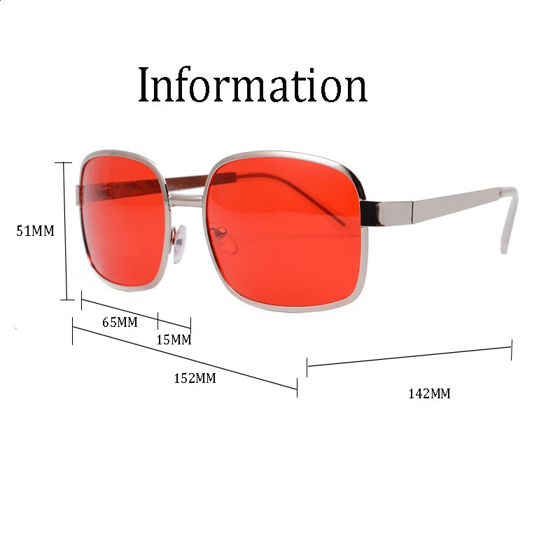 Project Mayhem Sunglasses Fight Club Tyler Durden Peoples 523 Brad Pitt men RED lens sunglasses with box 241230