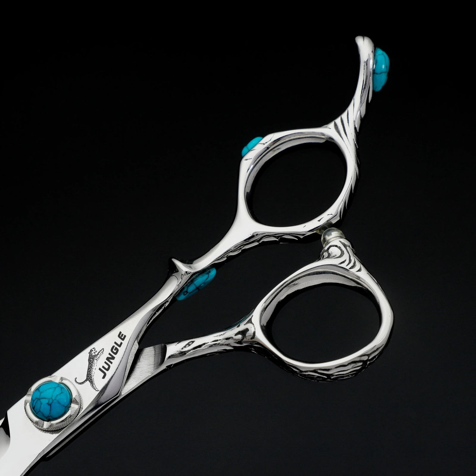 JAGUProfessional Hairdressing Scissors Thinning Shears 440C SteelSalon HighEnd Hair Cutting Tools set of 55 to 70 Inches 250108