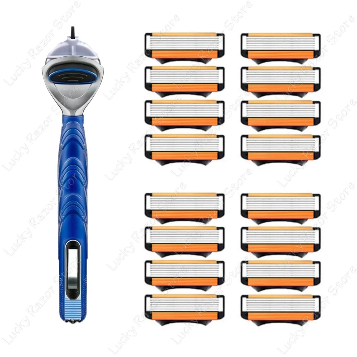 fusion Shaver Cyclic replaceable Razor Blade 5 Layers Safety Manual Shaving Head Replacement Professional Shaver Blades 241230