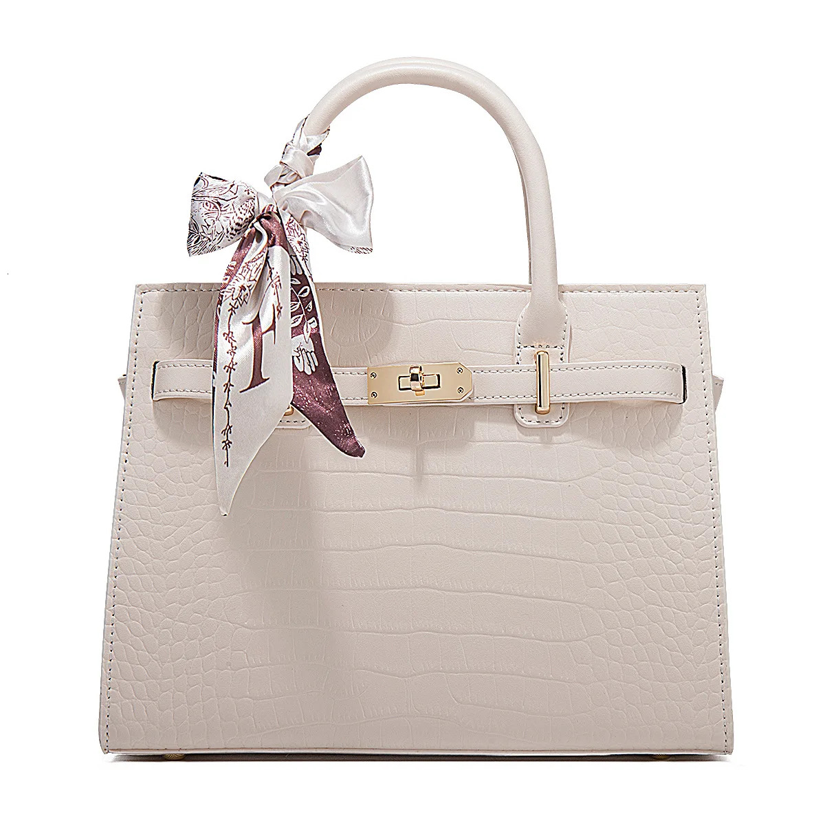 Trendyfashionable 2024 New Feeg Crocodile Pattern Women's Handbag Soft Crossbody Bag For Middle-Aged Women Mothers