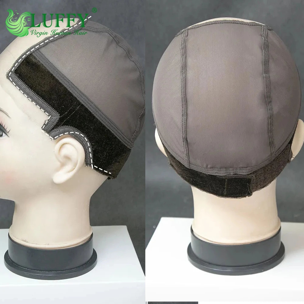 Swiss Wig Caps For Making Wigs with Stretch Adjustable Glueless Genius Lace Wig Cap Dome Cap to Wear Wig Hair Nets 241230