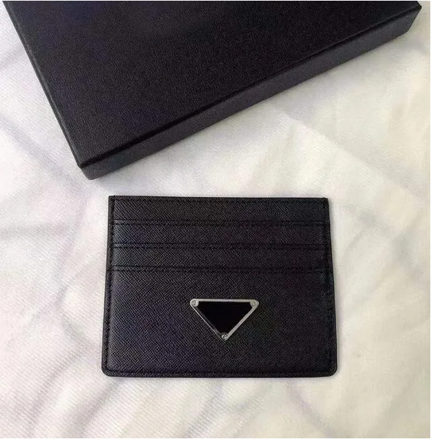 Fashion Designer P Purse Card Holder Genuine Leather France Style Womens men Purses Mens Key Ring Credit Coin Mini Wallet Bag Passport holders a2