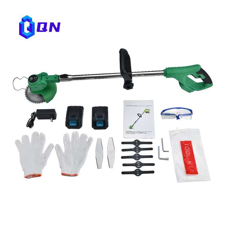 Mini Push Lawn Mower 1200W Battery Powered Telescc Handle Metal Type Electric Grass Trimmer Hand cut grass hine