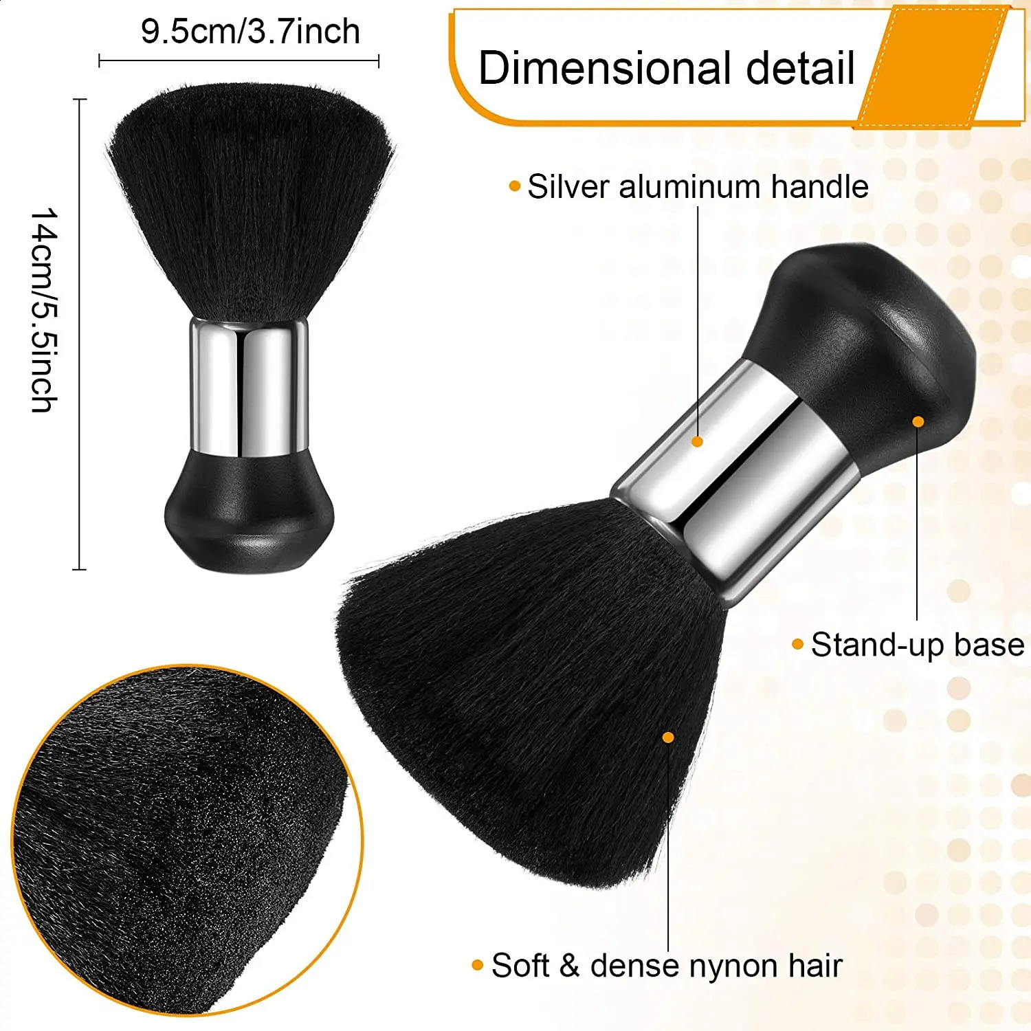 Straight Edge Barber Razor Replaceable Blades Haircut Beard Eyebrow Shaving Tool Manual Depilation Razor with Neck Duster Brush 241230