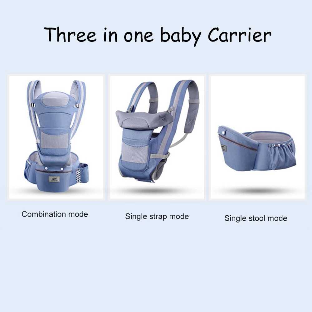 Diaper Bags Newborn Ergonomic Carrier Backpack Baby Hipset Carrier Front Ergonomic Kangaroo Packaging Sling Travel H241231